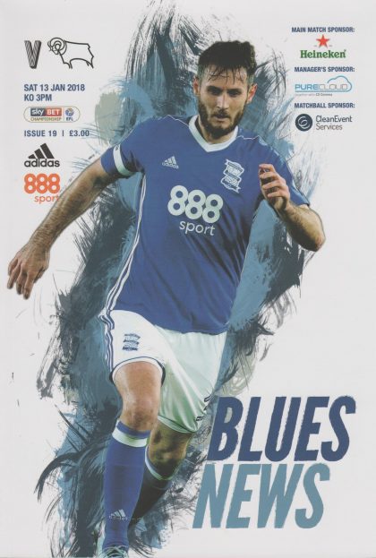 Birmingham City v Derby County 13-Jan-2018