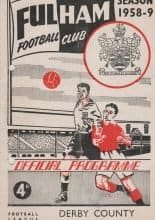Fulham v Derby County 20-Sep-1958