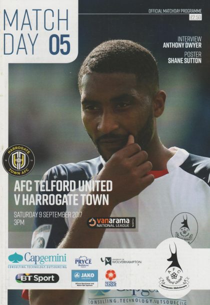 AFC Telford United v Harrogate Town  09-Sep-2017
