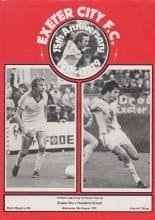 Exeter City v Hereford United  15-Aug-1979