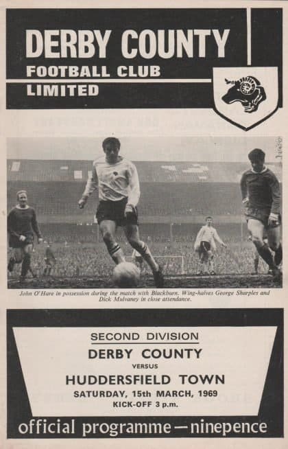 Derby County v Huddersfield Town 15-Mar-1969