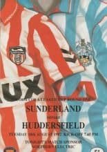 Sunderland v Huddersfield Town  18-Aug-1992