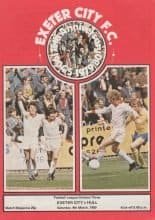 Exeter City v Hull City 08-Mar-1980