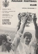 Fulham v Leeds United 03-Sep-1969