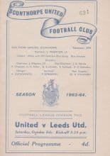 Scunthorpe United v Leeds United  05-Oct-1963