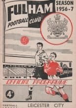 Fulham v Leicester City 10-Nov-1956