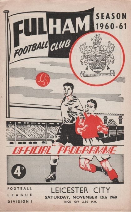 Fulham v Leicester City 12-Nov-1960