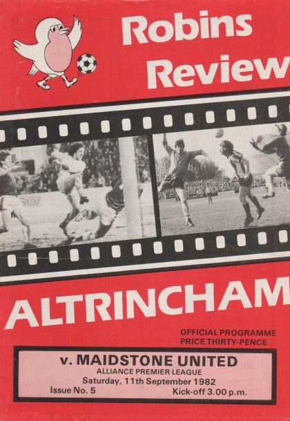 Altrincham v Maidstone United 11-Sep-1982