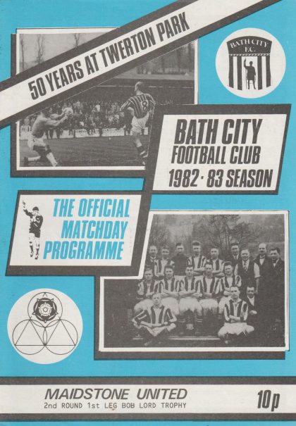 Bath City v Maidstone United 1982-83
