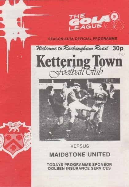 Kettering Town v Maidstone United 20-Feb-1985