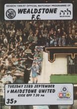 Wealdstone v Maidstone United 23-Sep-1986
