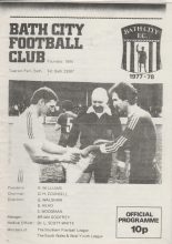 Bath City v Maidstone United 06-Mar-1978