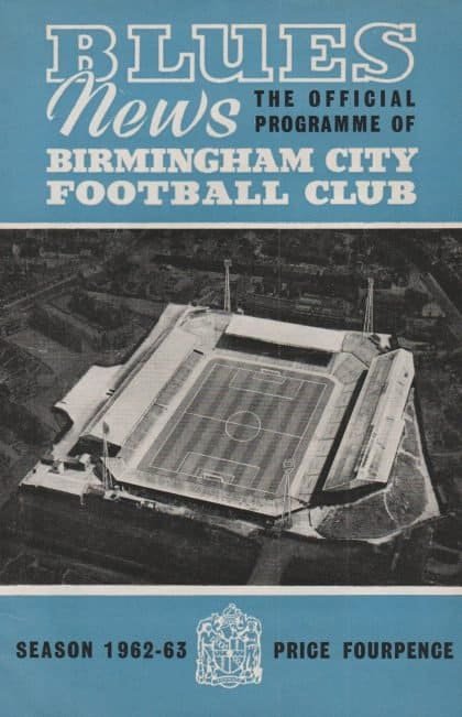 Birmingham City v Manchester City 13-Oct-1962