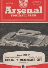 Arsenal v Manchester City 14-Jan-1961