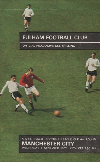 Fulham v Manchester City 01-Nov-1967