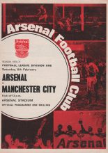 Arsenal v Manchester City 06-Feb-1971