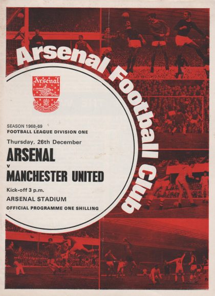Arsenal v Manchester United 26-Dec-1968