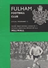 Fulham v Millwall 22-Mar-1969