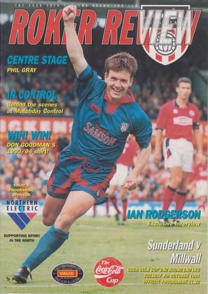 Sunderland v Millwall 04-Oct-1994