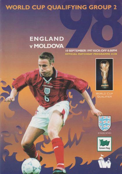 England v Moldova  10-Sep-1997