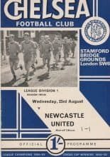 Chelsea v Newcastle United 23-Aug-1967