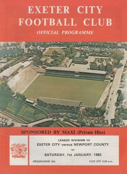 Exeter City v Newport County  01-Jan-1983
