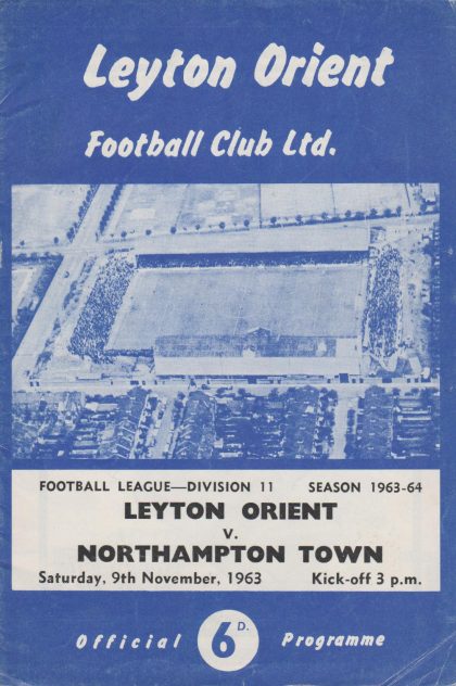 Leyton Orient v Northampton Town 09-Nov-1963