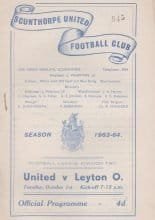 Scunthorpe United v Leyton Orient 01-Oct-1963