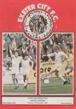 Exeter City v Oxford United 17-Nov-1979