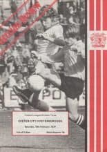 Exeter City v Peterborough United 10-Feb-1979