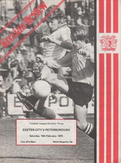 Exeter City v Peterborough United 10-Feb-1979