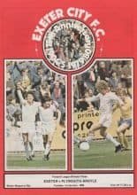Exeter City v Plymouth Argyle  01-Jan-1980