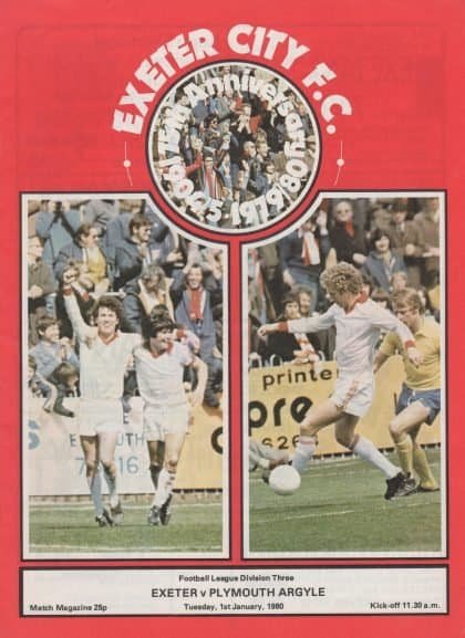 Exeter City v Plymouth Argyle  01-Jan-1980