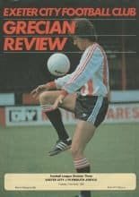 Exeter City v Plymouth Argyle 21-Apr-1981