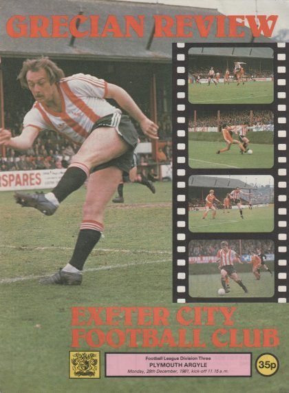 Exeter City v Plymouth Argyle  28-Dec-1981