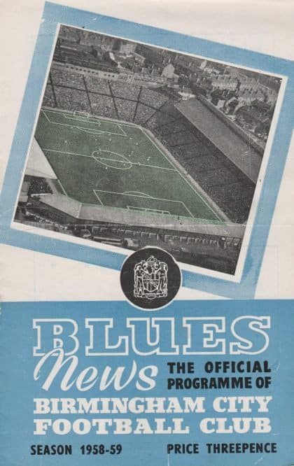 Birmingham City v Preston North End 07-Feb-1959