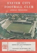 Exeter City v Portsmouth 08-Sep-1982