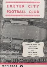 Exeter City v Port Vale 08-Oct-1968