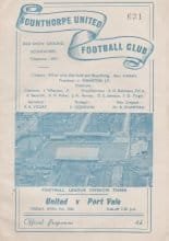 Scunthorpe United v Port Vale 09-Apr-1965