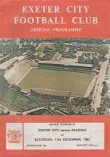 Exeter City v Reading  11-Dec-1982