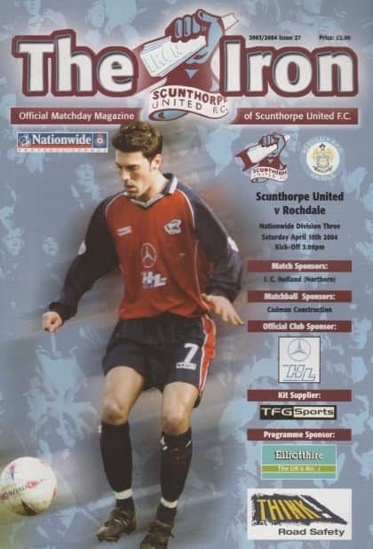 Scunthorpe United v Rochdale 10-Apr-2004