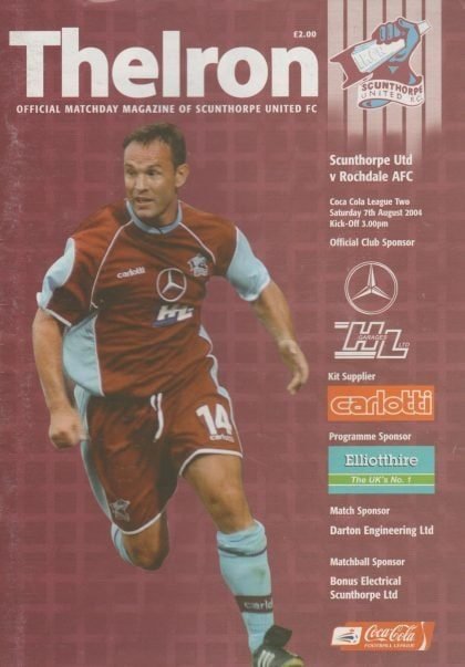 Scunthorpe United v Rochdale  07-Aug-2004