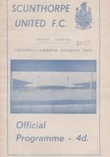 Scunthorpe United v Rotherham United 08-Sep-1962