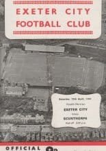 Exeter City v Scunthorpe United   12-Apr-1969