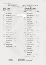 Brigg Town v Scunthorpe United  16-07-2015