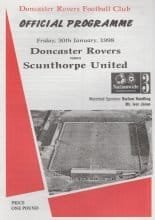 Doncaster Rovers v Scunthorpe United 30-Jan-1998