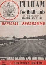 Fulham v Sheffield United   29-Aug-1962
