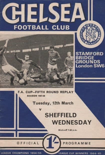 Chelsea v Sheffield Wednesday 12-Mar-1968