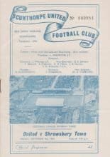 Scunthorpe United v Shrewsbury Town 04-Sep-1964