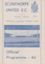 Scunthorpe United v Southampton  18-Aug-1982